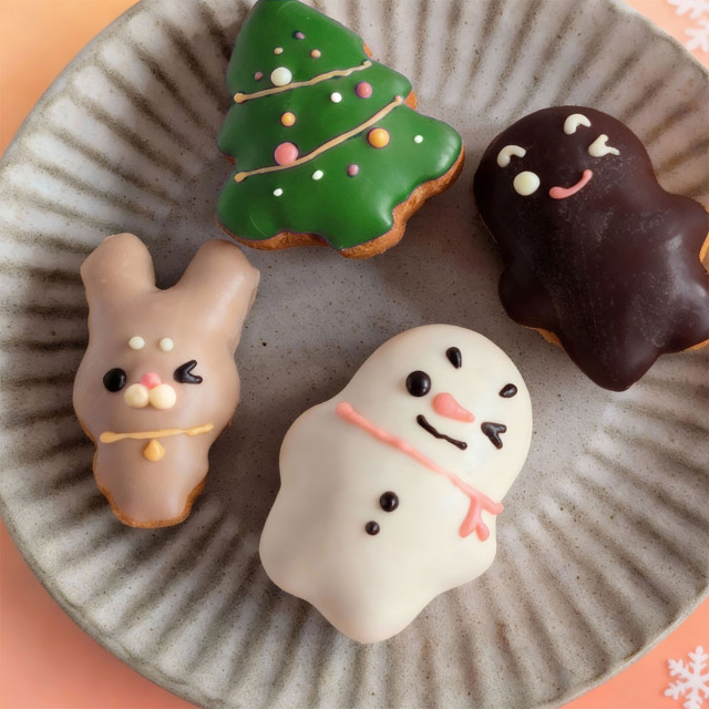 交換禮物聖誕限定造型甜甜圈｜單顆包裝聖誕點心、交換禮物推薦｜Maru maru donuts 阿丸甜甜圈【單顆包，每種口味請下10以上數量】未滿不出貨
