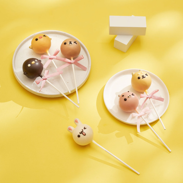 婚禮二進/生日分享禮首選｜超萌「動物丸子棒棒糖」 - 6種造型單支入❘10支以上出貨