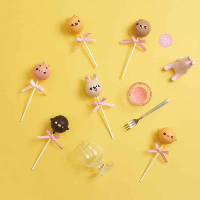 婚禮二進/生日分享禮首選｜超萌「動物丸子棒棒糖」 - 6種造型單支入❘10支以上出貨