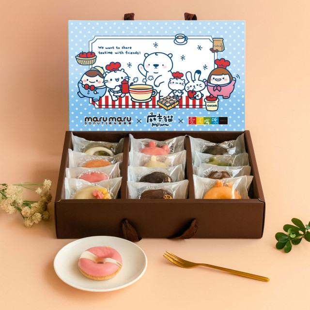 雙11限時甜圈組｜瑪德蓮 × 造型甜甜圈 24入組合｜1111購物節限定優惠 - Maru Maru Donuts 阿丸甜甜圈