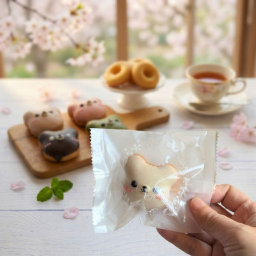 【單顆分享包】春日小熊小米甜甜圈｜綜合口味｜買10送1優惠中