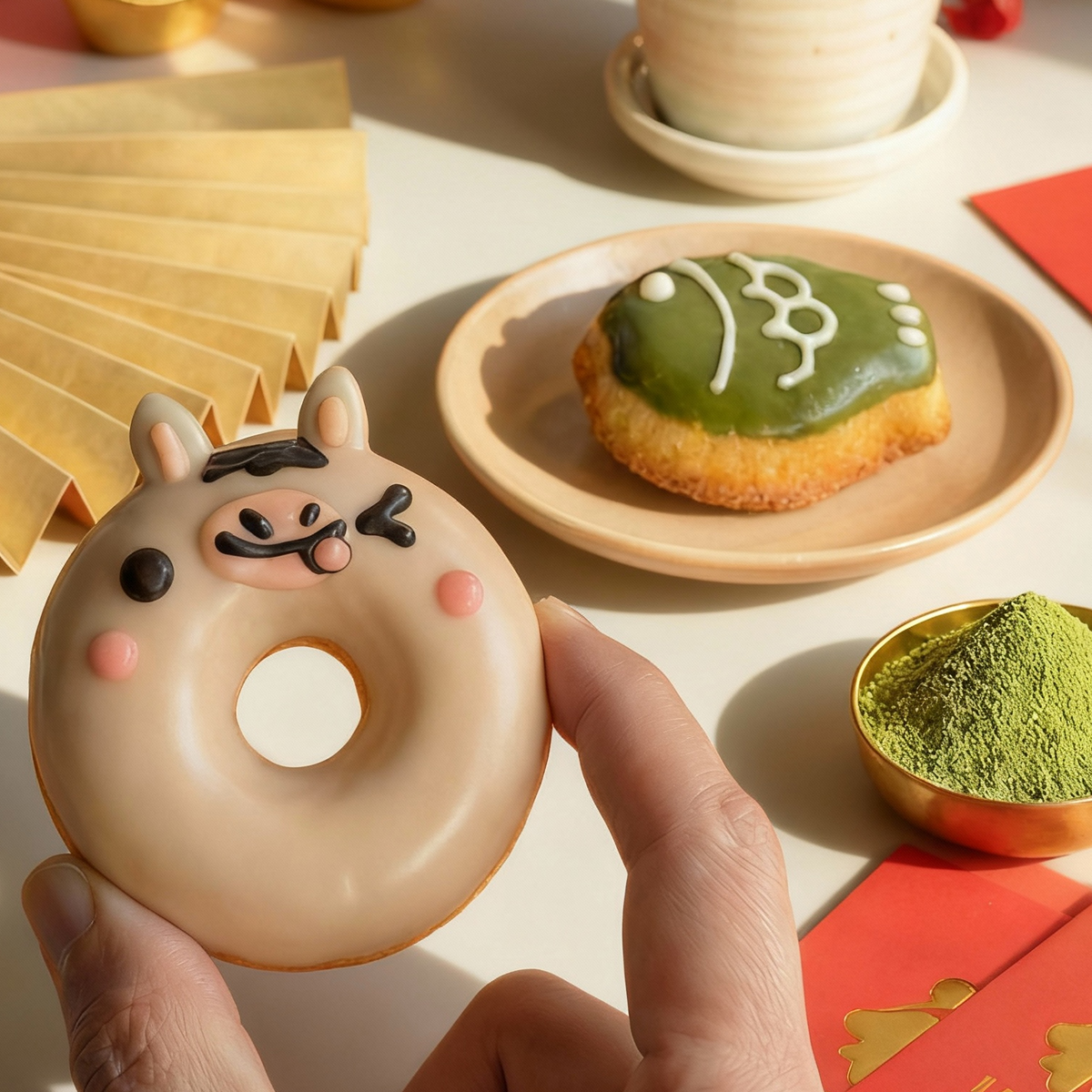 招財貓提盒特寫