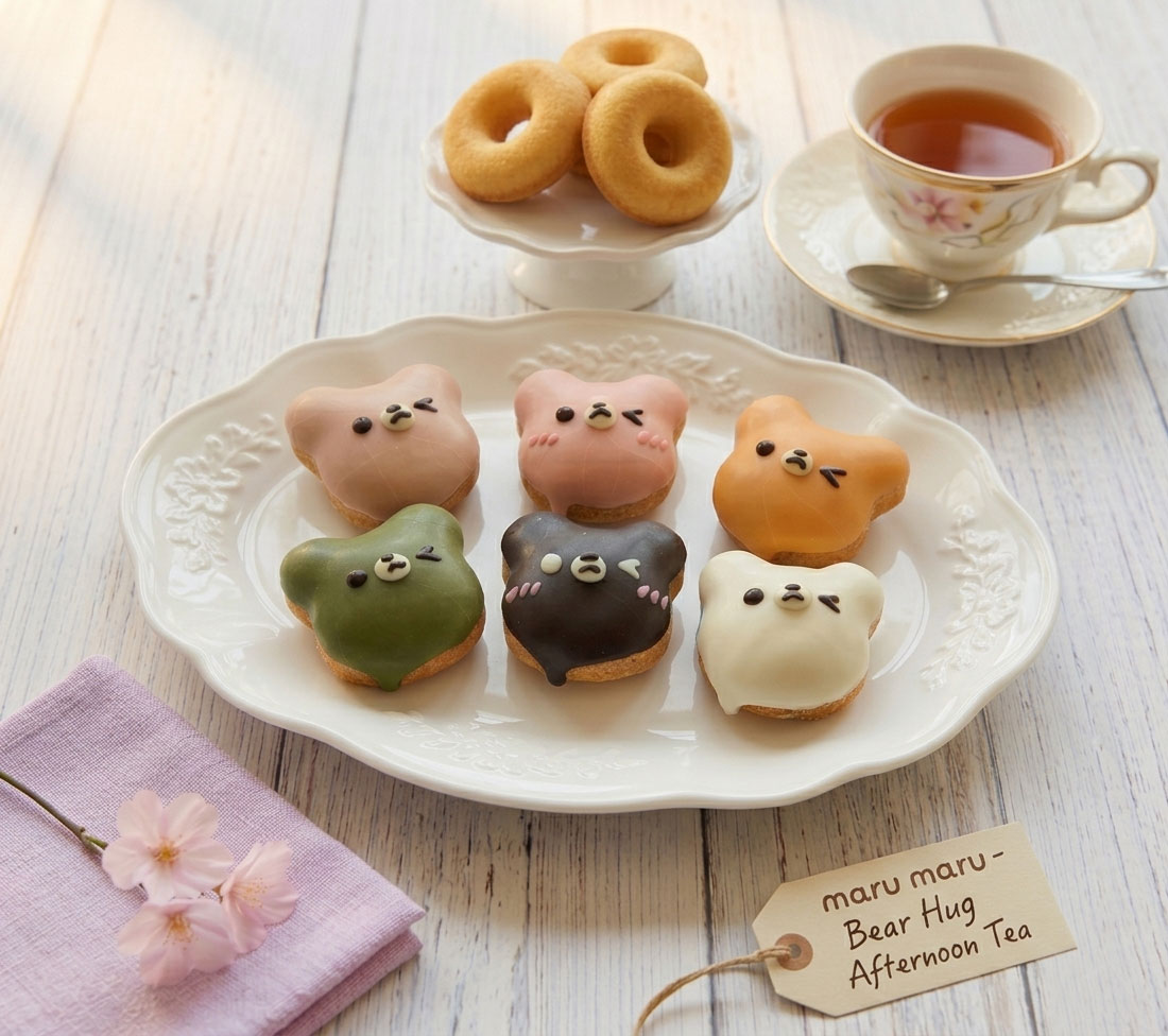 春日午後療癒小熊下午茶情境照